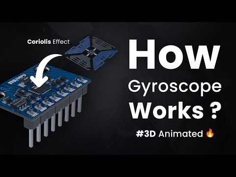 How Gyroscope Sensor Works ?  | 3D Animated 🔥