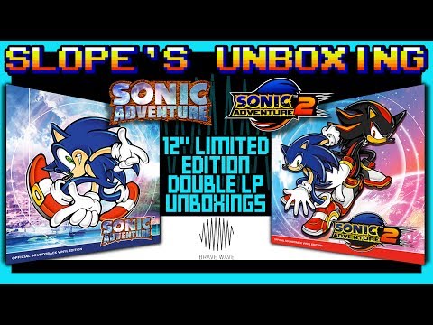 Sonic Adventure 1 & 2 Brave Wave Limited Edition Record Un-Boxing - SGR
