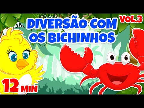 Diversão com os Bichinhos Vol. 3 - Giramille 12 min | Desenho Animado Musical