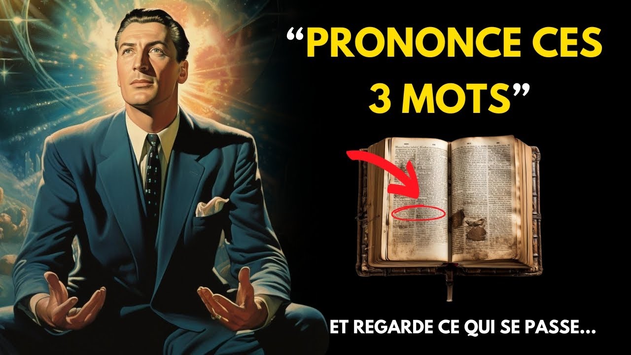Prononcez Ces 3 Mots Chaque Matin Pour Manifester Vos Désirs - Neville Goddard en français