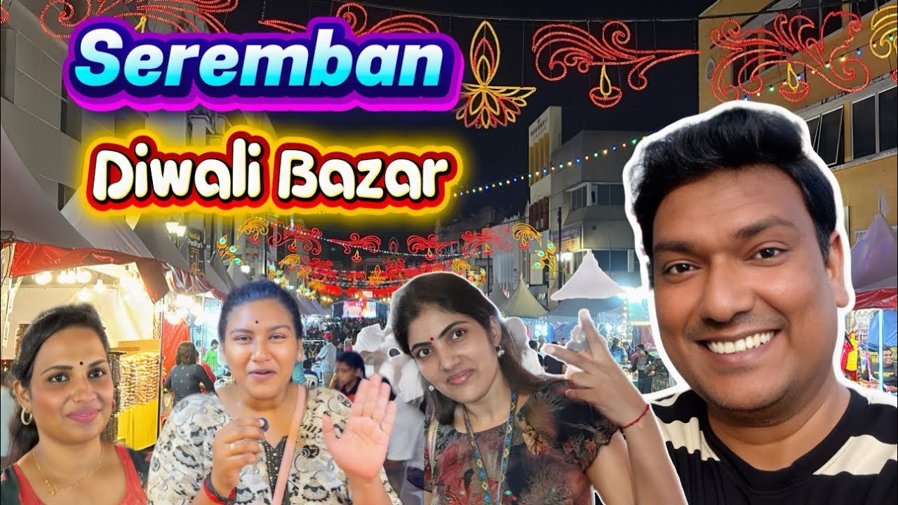 💥Seremban Diwali Karnival Bazar | Negeri Sembilan - Malaysia | Asraf Vlog 