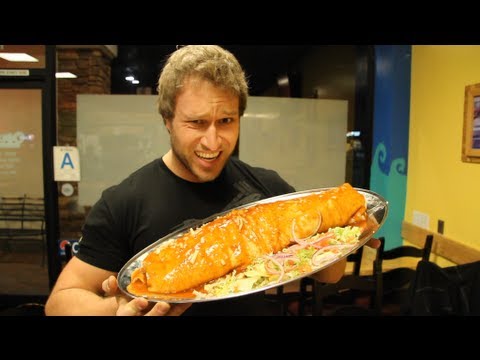 Eating an Insane 7lb Burrito Video