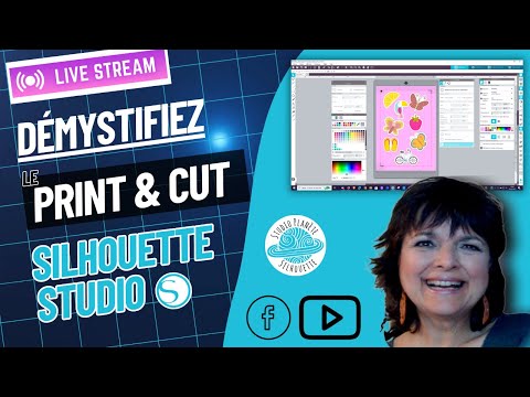Comment MAÎTRISER enfin le PRINT & CUT ! 😀 😎 #silhouettestudio #silhouette #print&cut