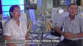 preview picture of video 'Opiniones Hotel Cartagena Plaza - Leonor Villegas & Gildardo Gallego'