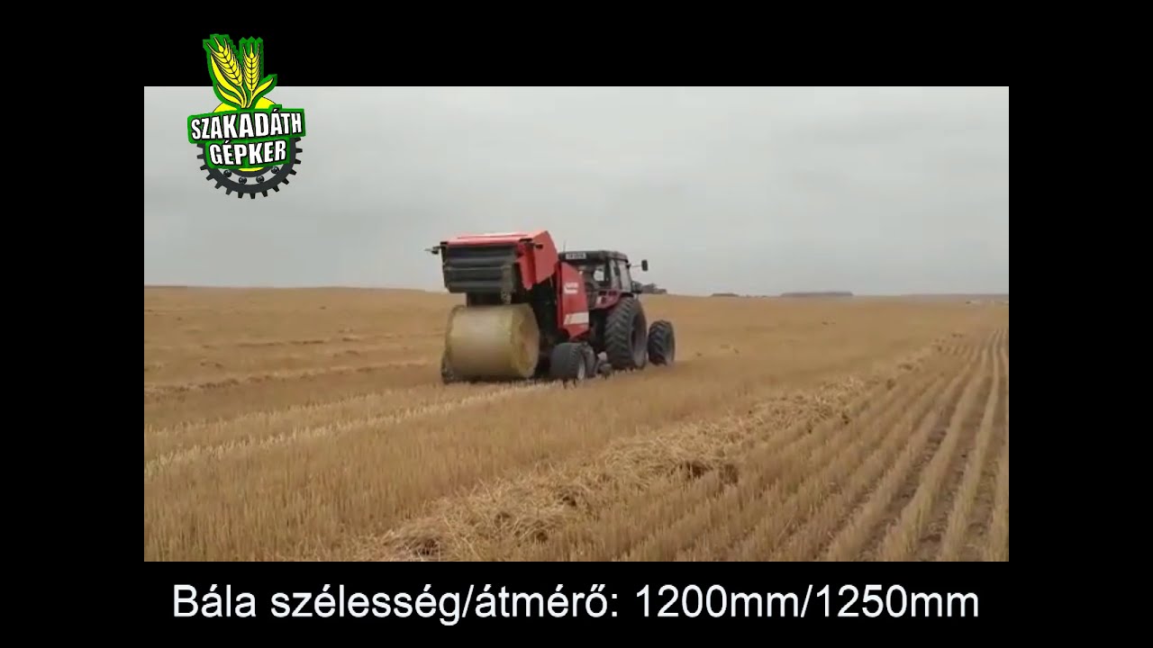 Új Maschio Trotter Topcut 125 fixkamrás, szeletelős körbálázó azonnal készletről, gépbeszámítás lehetősége
