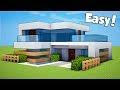 Minecraft: How To Build A Small & Easy Modern House - Tutorial