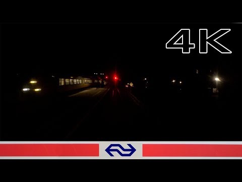 Oldest NS train in service! 4K CABVIEW HOLLAND Den Dolder - Baarn SGM 15feb 2019