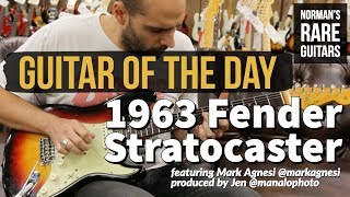 Video thumbnail for Guitar of the Day: 1963 Fender Stratocaster | Norman's Rare Guitars by Normans Rare Guitars