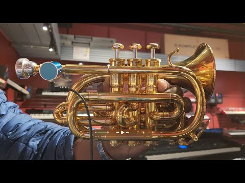 Pocket Trumpet Demo at the Music Shop