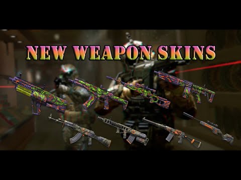 WARFACE - New Weapon Skins - 'Gorgona' And 'Geksagon('PARTICLE' in English)
