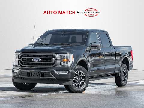 2023 Ford F-150 XLT 4WD SuperCrew 6.5' Box in Black for sale at Jackson's Toyota in Barrie, ON
