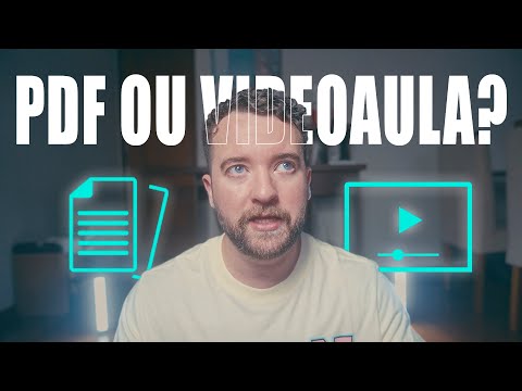 🤔 Videoaula ou PDF? [OPINIÃO DE APROVADO EM 3 CONCURSOS]