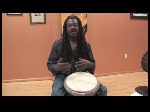 How to Play African Drums : First Djembe Part for Kuku Rhythm