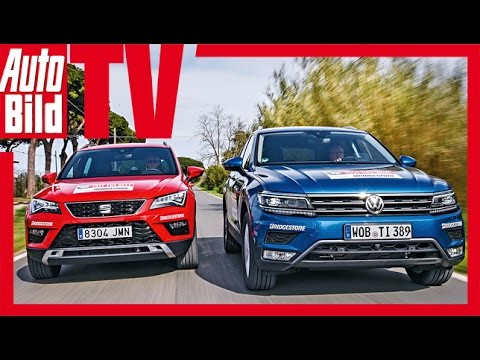 Test VW Tiguan vs. Seat Ateca (2016) - Brotherly Duel