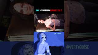 POV: Saving Mia VS Zoe In Resident Evil 7: Biohazard (Nostalgia) #shorts #residentevil