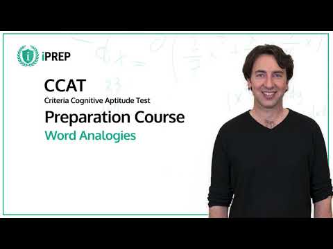 CCAT Question Types Introduction – Word Analogies