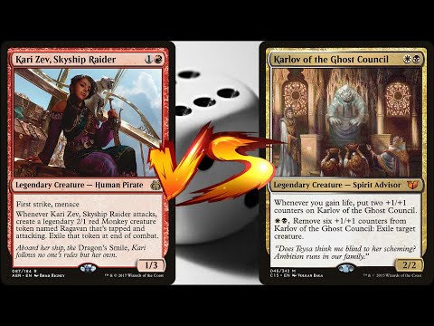Kari Zev VS Karlov - MTG EDH Duel Commander Cartes Magic