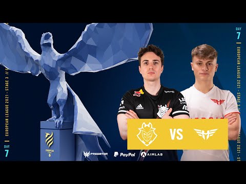 G2 ESPORTS vs HEROIC // Rainbow Six European League 2021 - Stage 3 - Playday #7