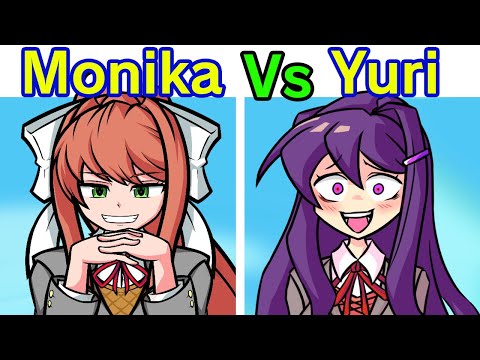Friday Night Funkin' Monika VS Yuri - Epiphany Cover (Doki Doki Takeover/Literature Club) (FNF Mod)