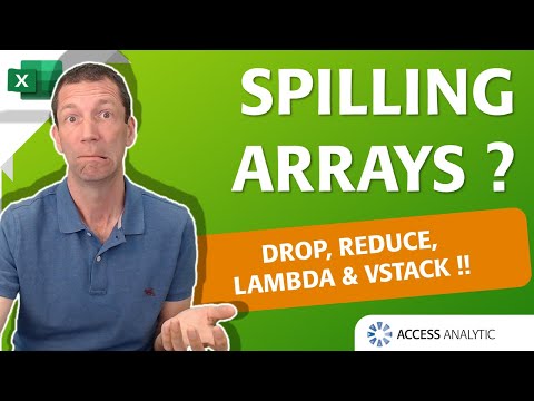 Excel Tips: Creating Array Spills with Array References Excel Tips: Creating Array Spills with Array References
