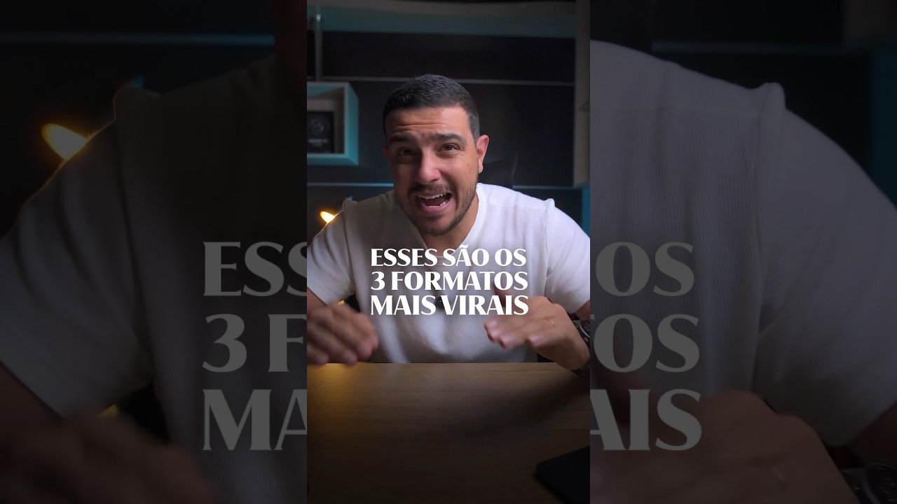 OS 3 FORMATOS QUE MAIS VIRALIZAM! #shorts