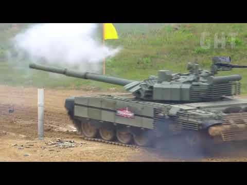 Russian tanks conducting Live Fire Drills (T-80BVM T-72B3 & More)