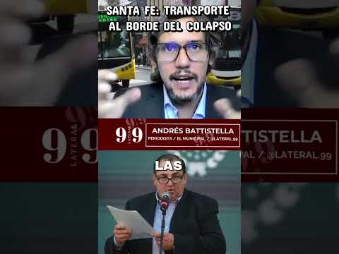🚍🚏 TRANSPORTE AL BORDE DEL COLAPSO EN SANTA FE