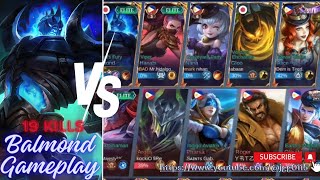 BALMOND GAMEPLAY 2024/ MVP/LEGENDARY/TRIPLE KILL (no core) 19-1-9 KDA😎