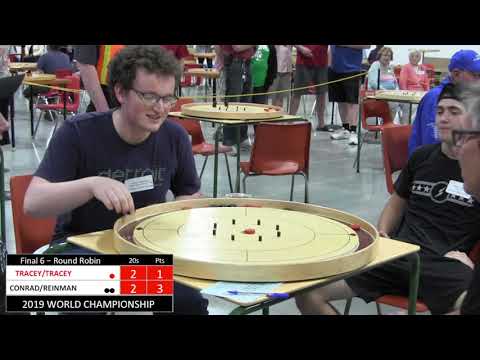 2019 World Crokinole Doubles - Conrad/Reinman v Tracey/Tracey