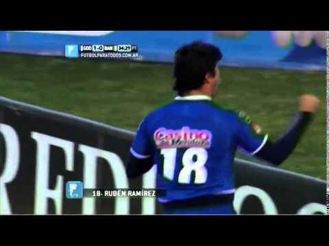 Gol de Rubén Ramirez Godoy Cruz 2-0 Banfield
