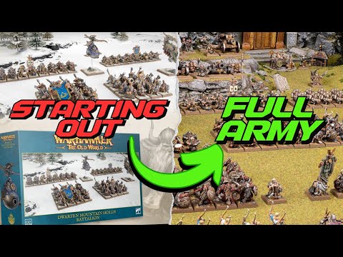 You bought the Dwarf Battalion... What should you buy next? Getting Started with Old World Dwarfs