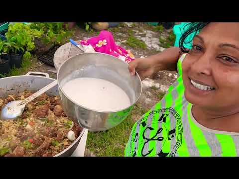 Guyanese Cook-up Rice Recipe. Backyard Cooking for the new crew. updates on the new construction.