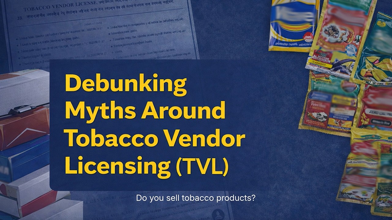 Debunking Myths Around Tobacco Vendor Licensing in India