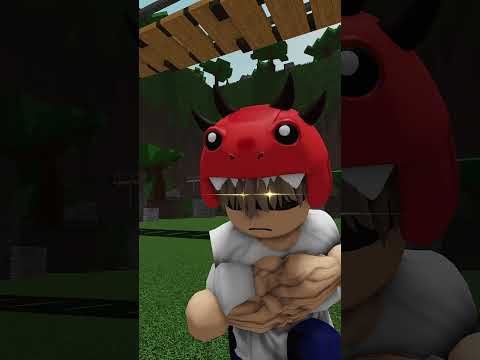 Dino Kid's older Brother gets punched by Dino Kid in 99 nights in the Forest