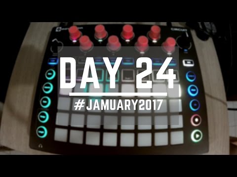 #Jamuary2017 day 24! Novation Circuit! This is how you like having 2 pacth in 1 synth!