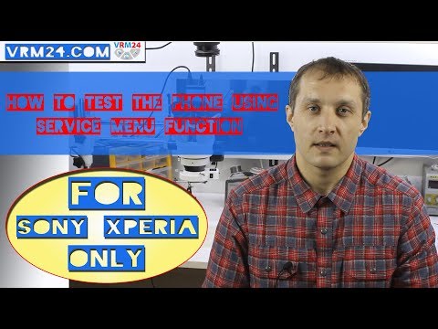 How to Test smartphone 📱 Sony Xperia using the Service Menu function