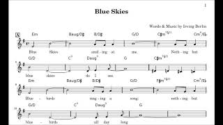 &quot;Blue Skies&quot; Irving Berlin