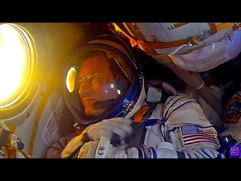 Astronauten kehren von der ISS zur Erde zurück. Abdocken und Landen