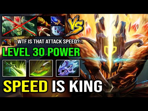 SPEED IS POWER Even Medusa Can't Stop this Juggernaut | LEVEL 30 Nonstop Slash Max ATK Speed Dota 2
