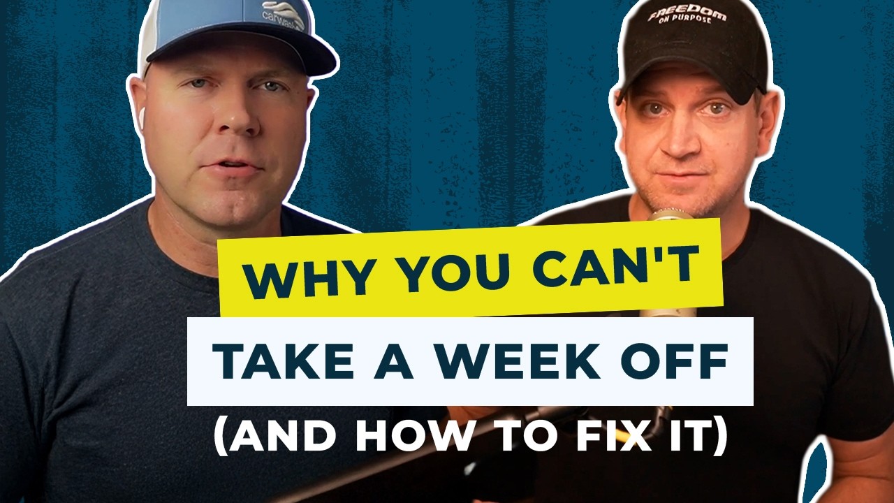 Why You Can't Take a Week Off (And How to Fix it)