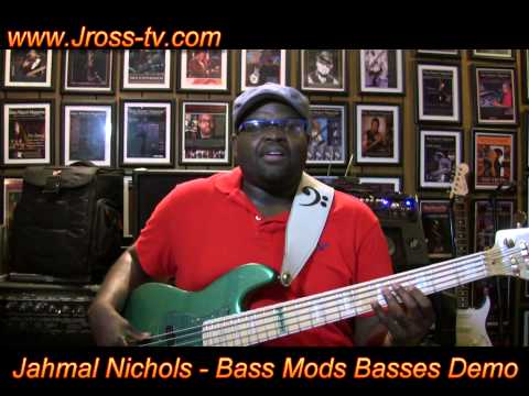 James Ross @ Jahmal Nichols - Bass Mods Basses (5 String Green Goblin) - www.Jross-tv.com