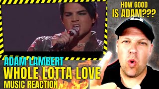 FIRST TIME HEARING - Adam Lambert &quot; WHOLE LOTTA LOVE &quot; ( AMERICAN IDOL ) [ Reaction ] | UK REACTOR |