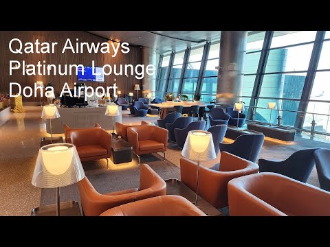 Qatar Airways Doha Platinum Lounge 4k
