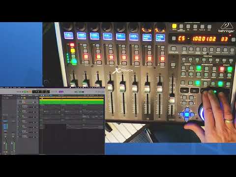 X-Touch with Logic Pro X after one day