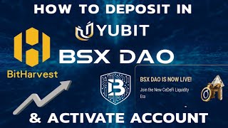 Download lagu How To Deposit USDT In YUBIT BSX DAO & Activate Account | Bitharvest YUBIT| mp3