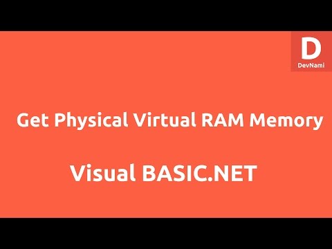 Get Physical Virtual RAM Memory in VB NET