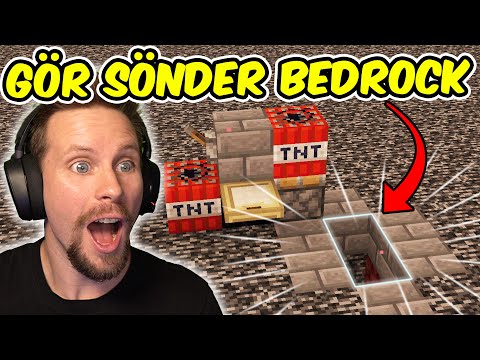 SÅ FÖRSTÖR DU LÄTT BEDROCK I MINECRAFT | Lets Play S5E13