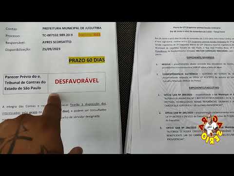 CONTA DESFAVORÁVEL DE 2021 DO GOVERNO AYRES NO EXPEDIENTE DA CÂMARA.