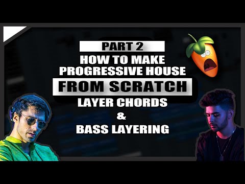 How to make professional PROGRESSIVE HOUSE WITH VOCALS|START TO FINISH SERIES| PART2 - CHORDS & BASS