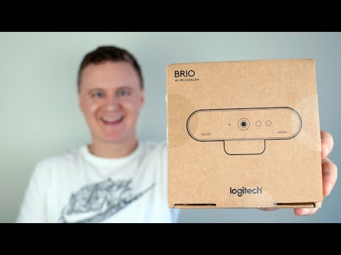 Logitech Brio 4k Webcam Unboxing - The Best Webcam in 2019 💪